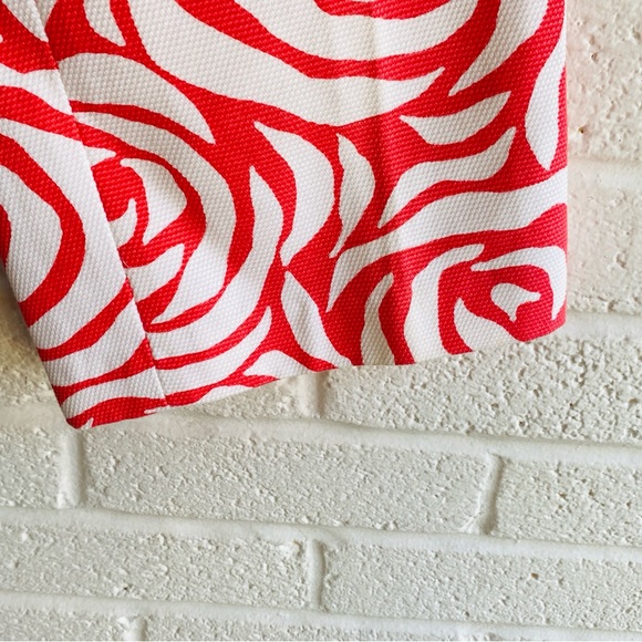 ROBERTO VERINO CROPPED PANTS COTTON SIZE 10 FUCHSIA PINK RED - Picture 13 of 16